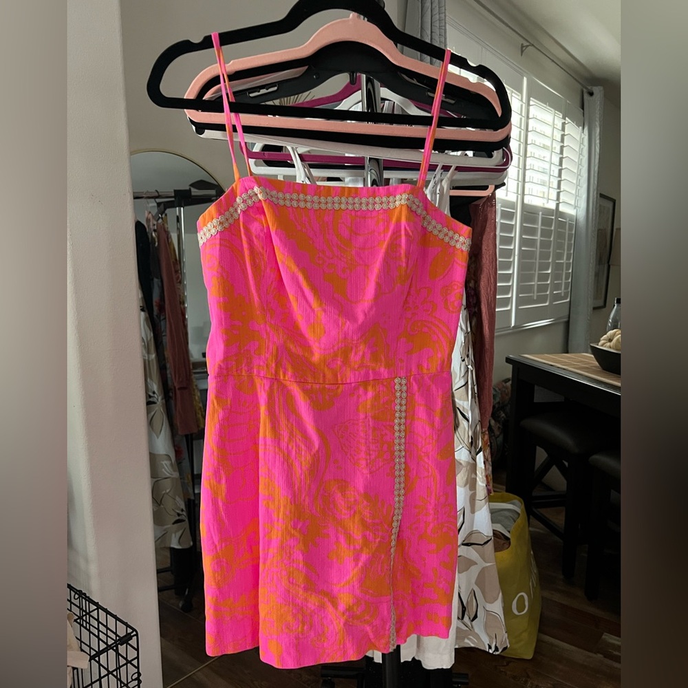 Lilly Pulitzer Pink and Orange Dress
